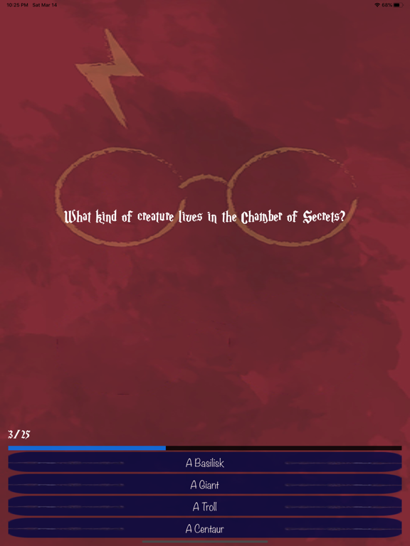 Wizard's Quiz iPad screenshot