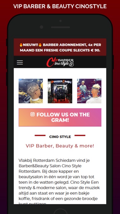 Screenshot #1 pour Barber Cinostyle