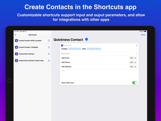 Screenshot #5 pour Quickness: Add Contacts