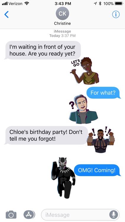 Marvel Stickers: Black Panther screenshot-4