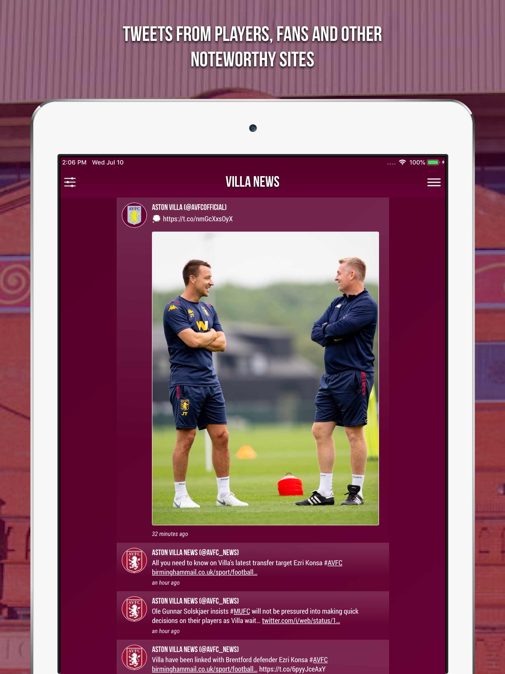 Villa News - Fan App