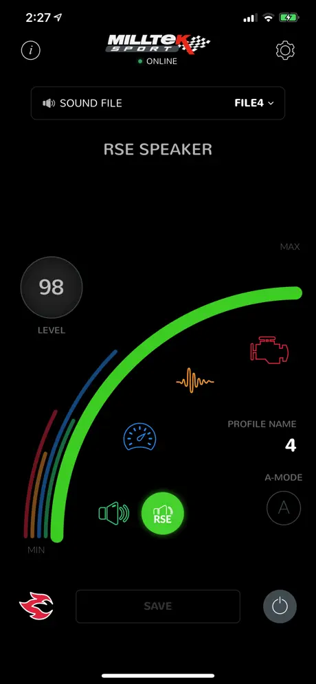 Milltek Sport Active Sound