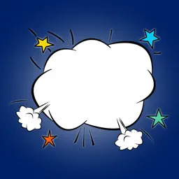 Speech bubbles-Custom stickers app icon