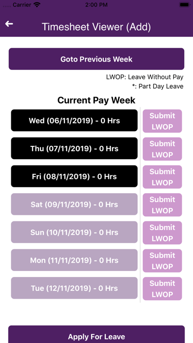 M-Timesheets screenshot 3