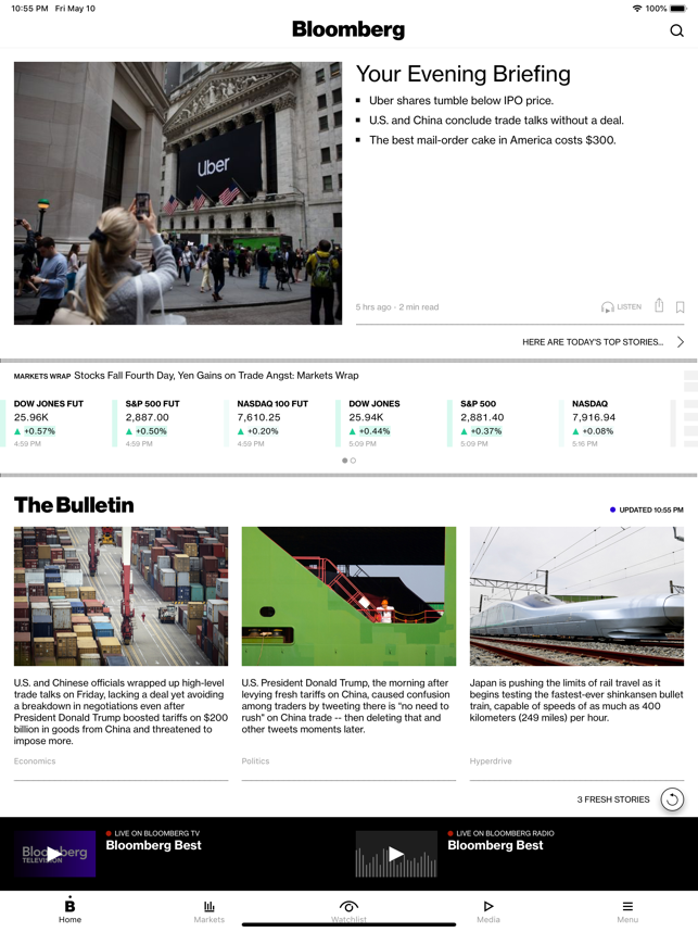‎Bloomberg: Business News Screenshot