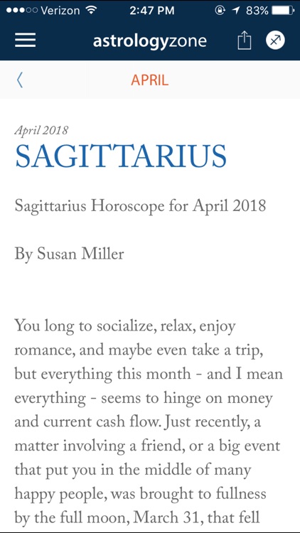 Daily Horoscope AstrologyZone™ screenshot-3