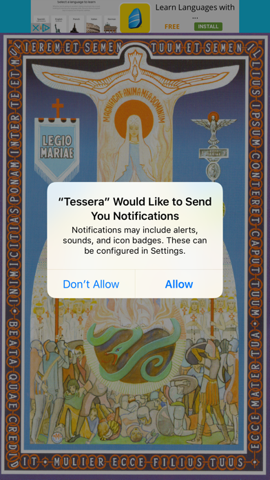 How to cancel & delete Legion of Mary - Tessera from iphone & ipad 1