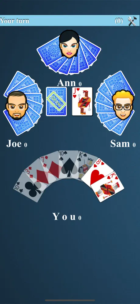Crazy Eights Card Game