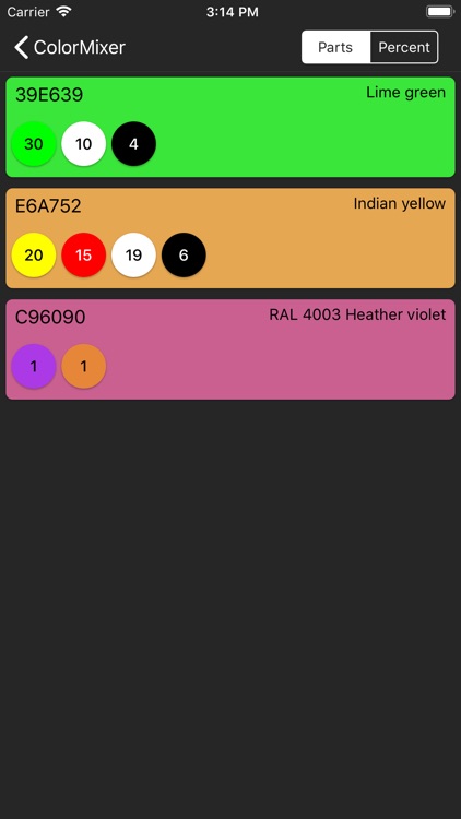 ColorMixer Mix Unmix & Convert