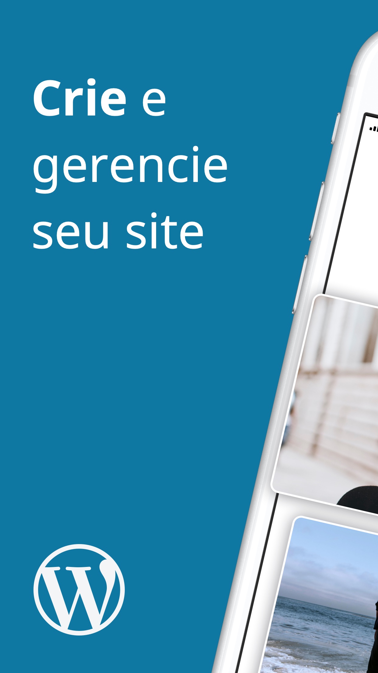 Screenshot do app WordPress