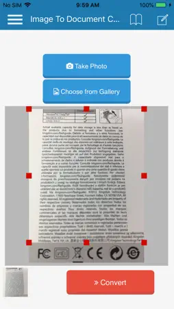 Image to Document Converter screenshot 2