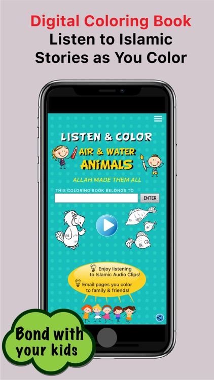 Color Air & Water Animals
