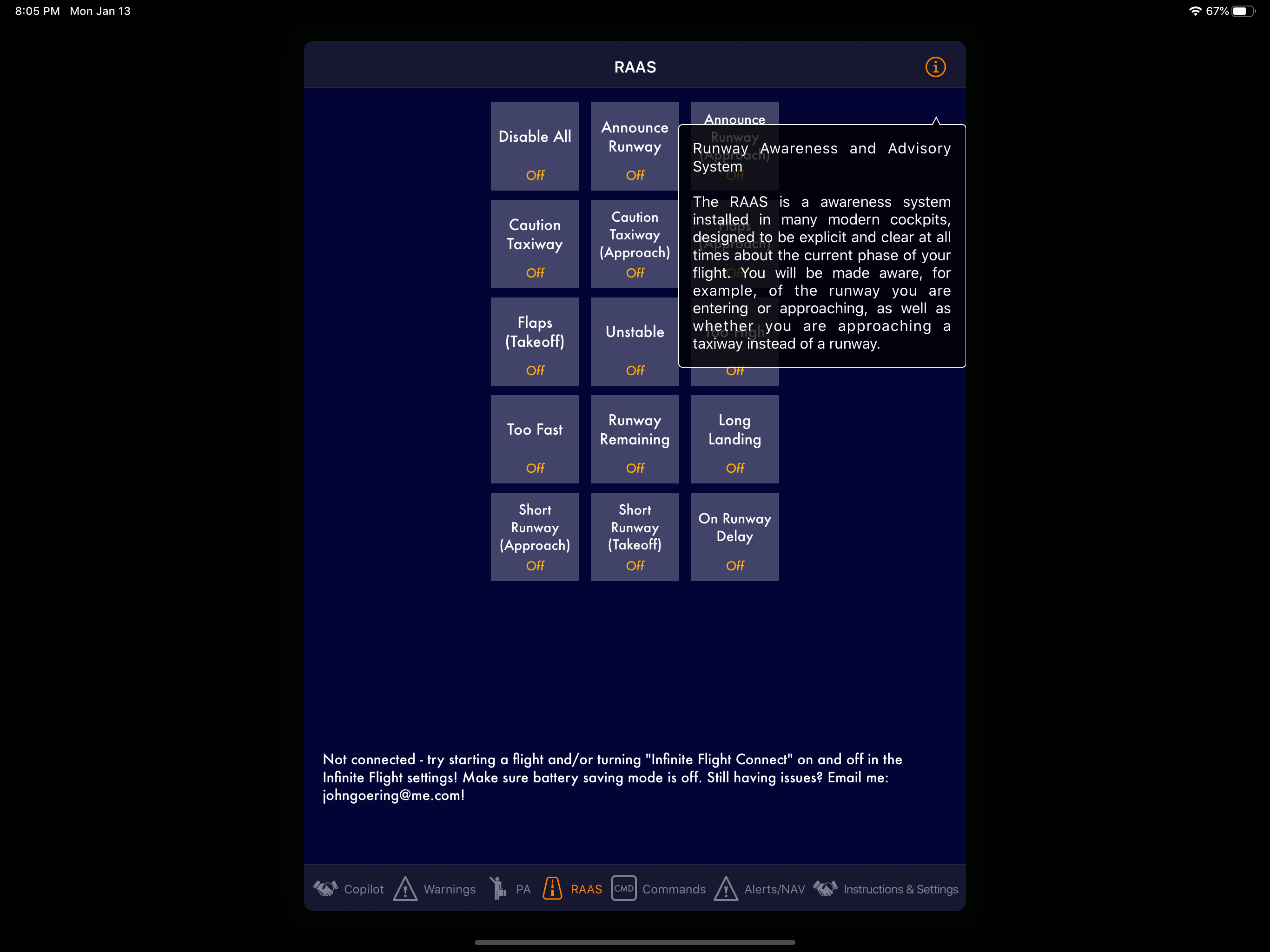In-Flight Assistant