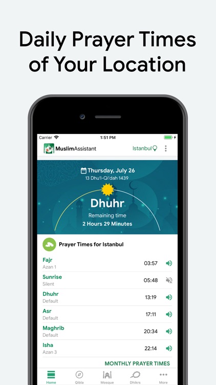Muslim: Ramadan, Prayer, Qibla screenshot-0
