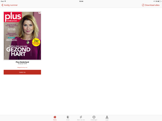 Plus Nederland iPad app afbeelding 2