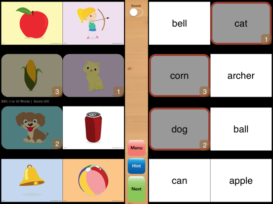 KE-Test: Kindy English Vocab app screenshot 3