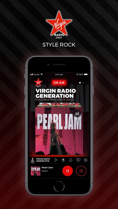 Virgin Radio Italy Screenshot