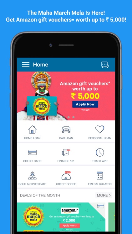 BankBazaar- Credit Card, Loans screenshot-0