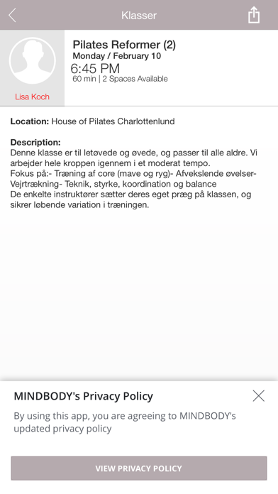 House of Pilates screenshot 4