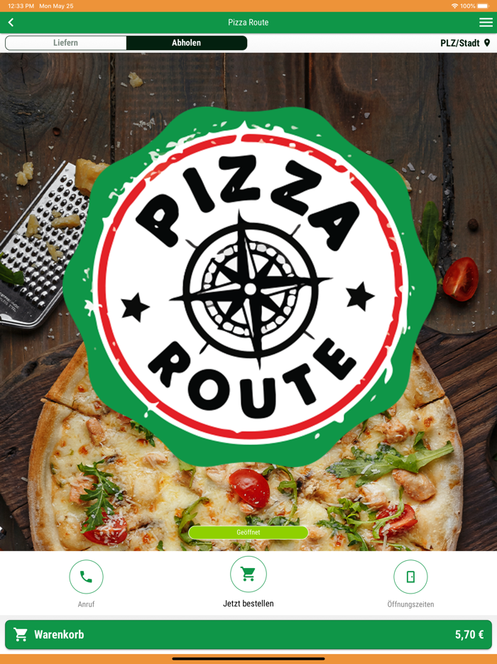 Pizza and Burger Route