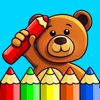 Colouring game kids toddlers