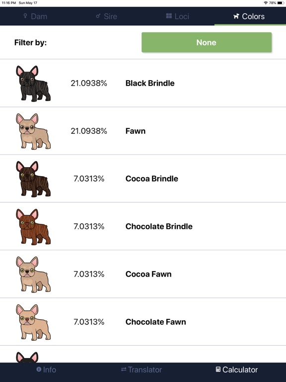 ColorMyFrenchie iPad screenshot 7 - Utilities app