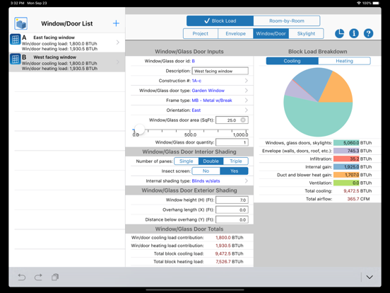 Screenshot #5 for HVAC Residential Load Calcs HD