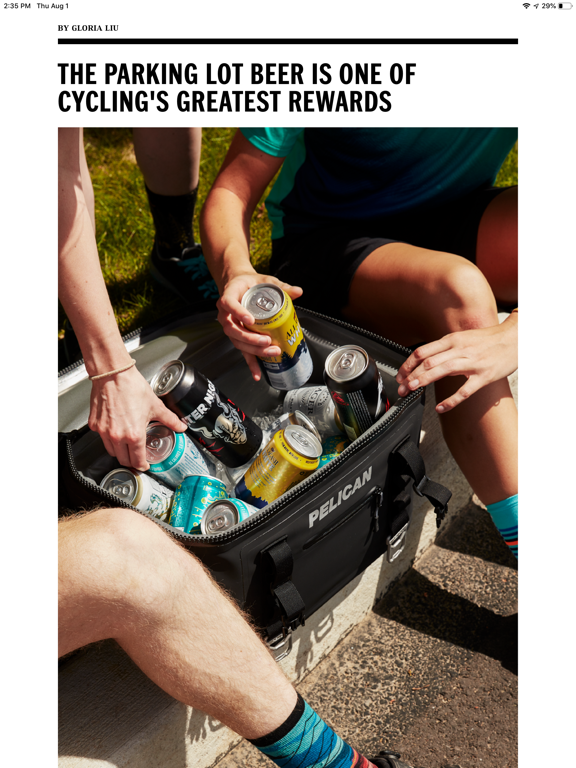 Bicycling iPad screenshot 2 - Health & Fitness app