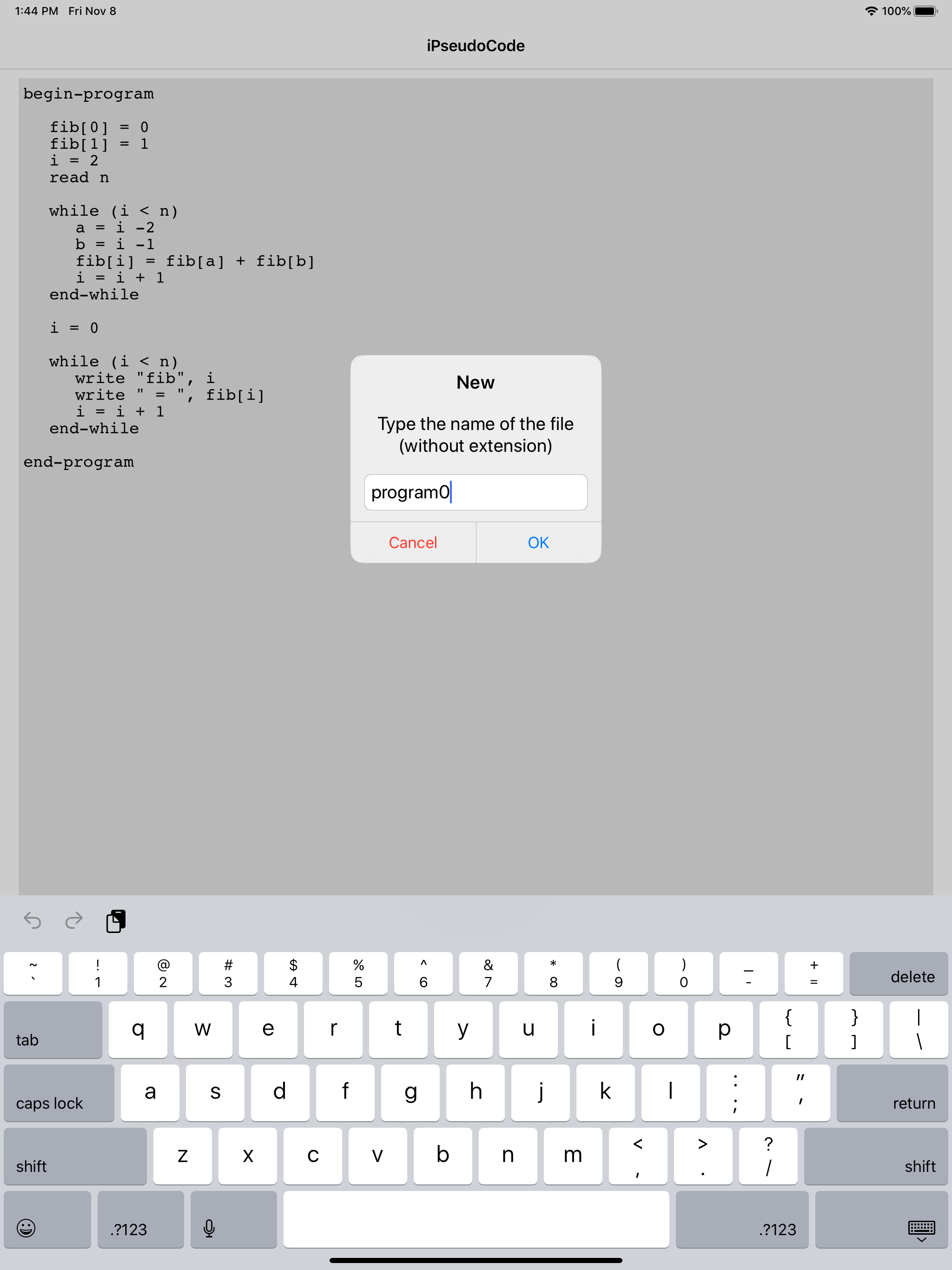 iPseudoCode screenshot 3