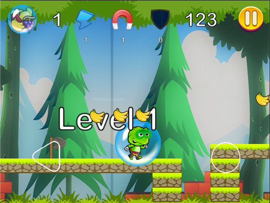 Smart Turtle Fruit Runing Game iPad screenshot
