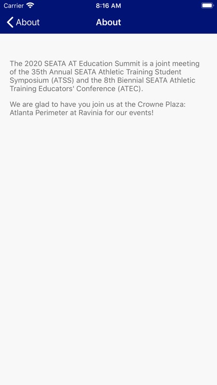 SEATA Conference Events screenshot-3