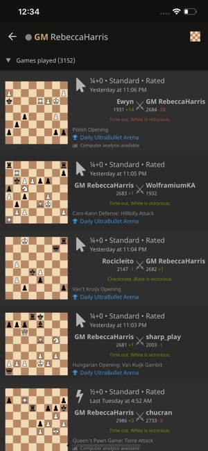 Schach auf lichess.org 