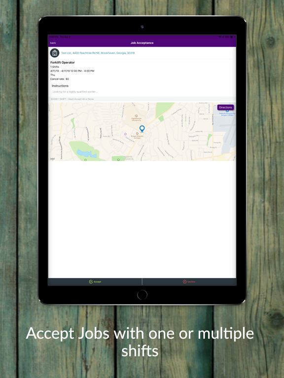 PrideStaff Edge iPad screenshot 4 - Productivity app