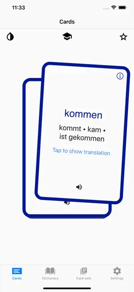 Game screenshot DeuVerben: German flashcards mod apk