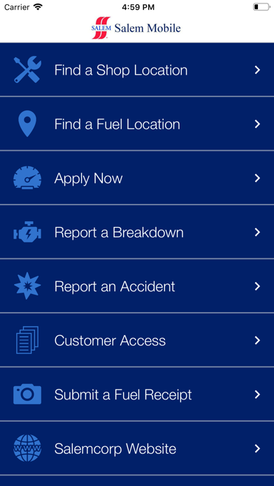 Salem Mobile Screenshot