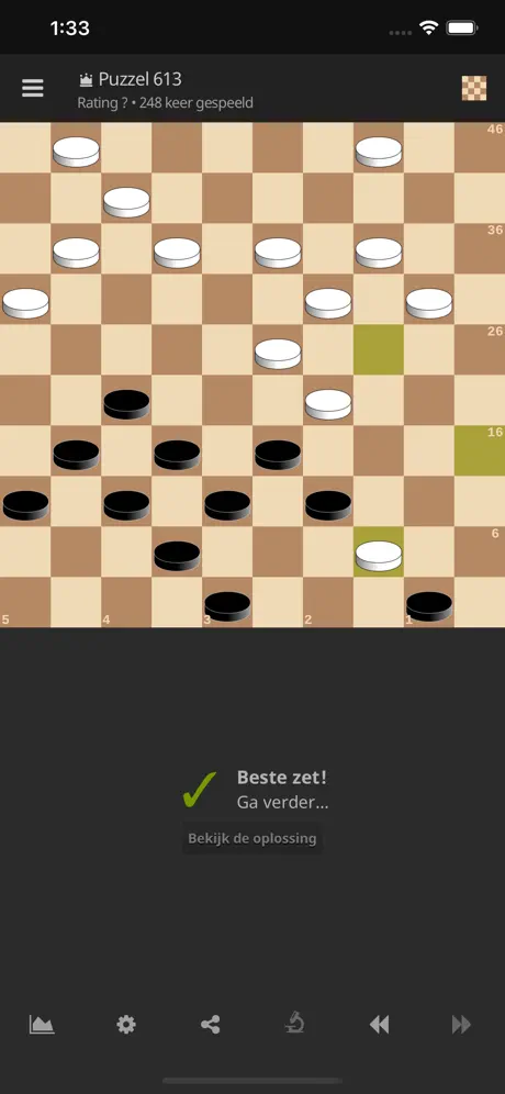 lidraughts • Online Dammen