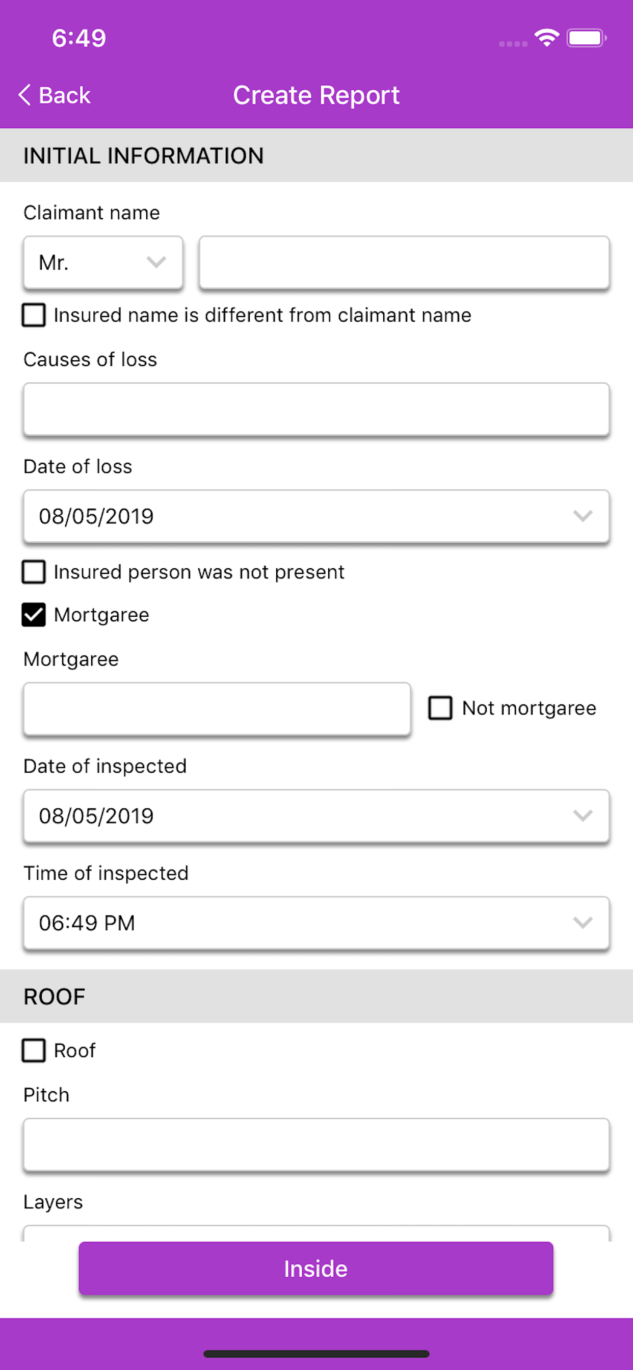 ClaimMate Report screenshot 3