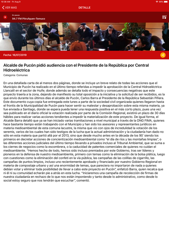 Screenshot #6 pour Radio Universal Chile