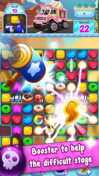 Food Crush:sweet puzzle screenshot 4
