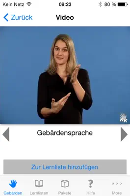 Game screenshot Gebärdensprache Wörterbuch mod apk