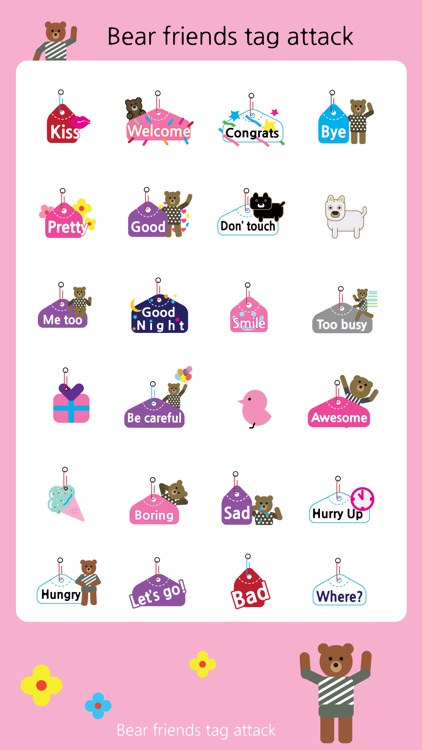 Bear friends tag attack