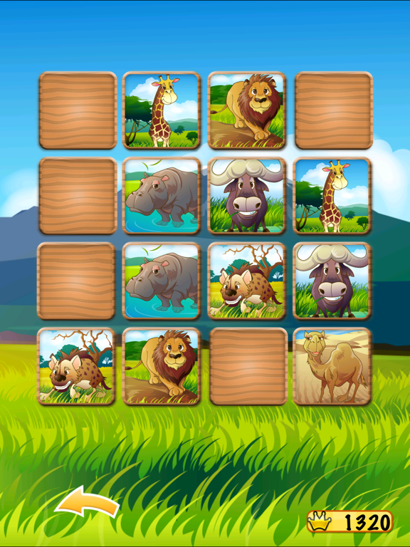 Animal Zoo Match for Kids iPad screenshot 2 - Games app