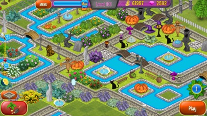 Queen's Garden Halloween: A Spooky Match3 Gardening Game screenshot 3
