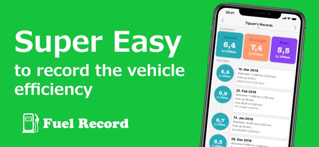 Fuel Record: Mileage Log App(圖1)-速報App