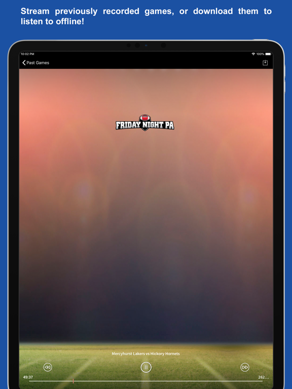 Friday Night PA iPad screenshot 5 - Sports app