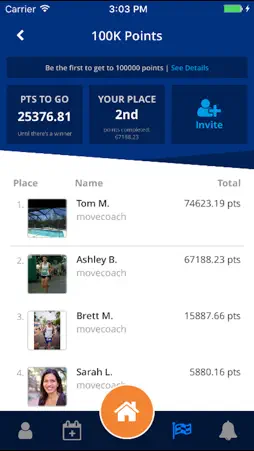 Movecoach screenshot 5