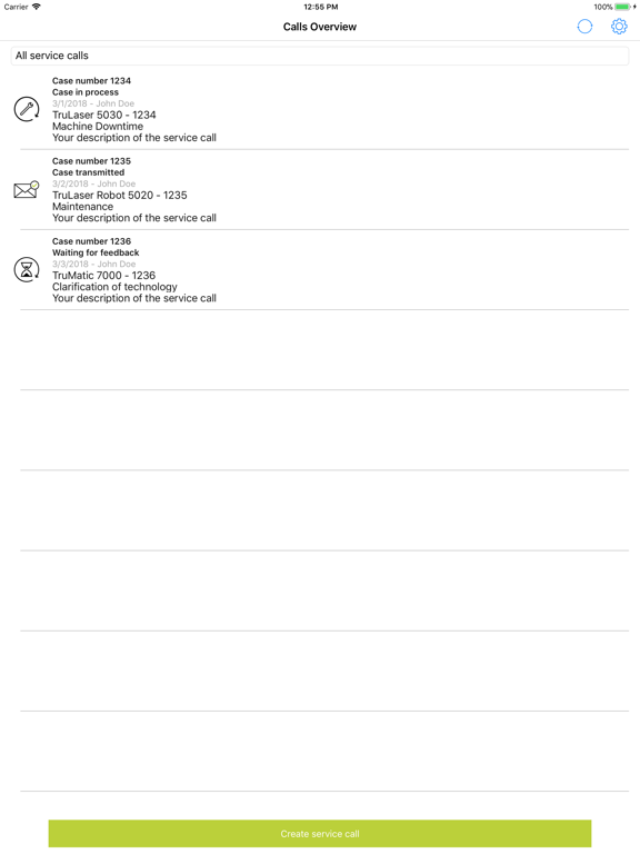 Screenshot #5 pour TRUMPF Service App