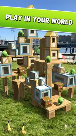 Angry Birds AR: Isle of Pigs iPhone image 2