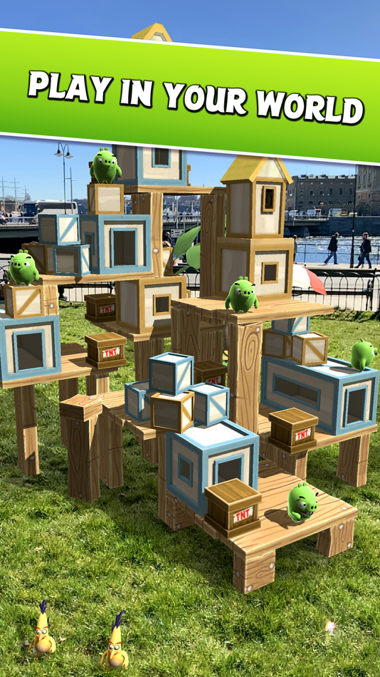 #2. Angry Birds AR: Isle of Pigs (iOS) By: Rovio Entertainment Oyj
