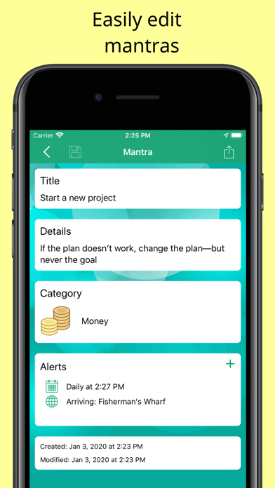 Screenshot #8 for Personal Mantra